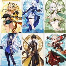 Asia|AR10|Xilonen+Furina+Nahida+Yelan+Zhongli+Kazuha|6 5-star characters|8-15 four-star characters|No birthday set, no email bound|Able to explore 100%|can log in normally immediately|Genshin Impact