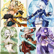Asia|AR10|Xilonen+Furina+Nahida+Raiden+Kazuha|5 5-star characters|8-15 four-star characters|No birthday set, no email bound|Able to explore 100%|can log in normally immediately|Genshin Impact