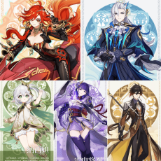 Asia|AR10|Mavuika+Neuvillette+Nahida+Raiden+Zhongli|5 5-star characters|8-15 four-star characters|No birthday set, no email bound|Able to explore 100% |can log in normally immediately|Genshin Impact