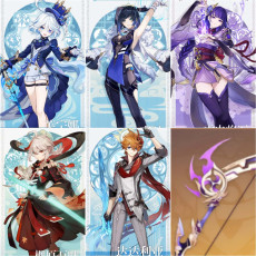 Asia|AR10|Furina+Yelan+Raiden+Kazuha+Tartaglia+Thundering Pulse|5 5-star characters|8-15 four-star characters|No birthday set, no email bound|Able to explore 100%|can log in normally immediately|Genshin Impact