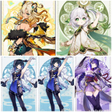 Asia|AR10|Xilonen+Nahida+Yelan*1C+Raiden|4 5-star characters|8-15 four-star characters|No birthday set, no email bound|Able to explore 100%|can log in normally immediately|Genshin Impact