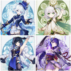 Asia|AR10|Furina+Nahida+Yelan+Raiden|4 5-star characters|8-15 four-star characters|No birthday set, no email bound|Able to explore 100%|can log in normally immediately|Genshin Impact