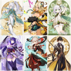 Asia|AR10|Zibai+Xilonen+Nahida+Raiden+Kazuha+Zhongli|6 5-star characters|8-15 four-star characters|No birthday set, no email bound|Able to explore 100%|can log in normally immediately|Genshin Impact