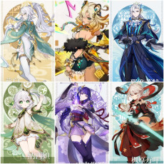 Asia|AR10|Zibai+Xilonen+Neuvillette+Nahida+Raiden+Kazuha|6 5-star characters|8-15 four-star characters|No birthday set, no email bound|Able to explore 100%|can log in normally immediately|Genshin Impact