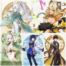 Asia|AR10|Zibai+Xilonen+Nahida+Kazuha+Zhongli|5 5-star characters|8-15 four-star characters|No birthday set, no email bound|Able to explore 100%|can log in normally immediately|Genshin Impact