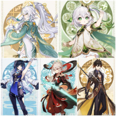 Asia|AR10|Zibai+Nahida+Raiden+Kazuha+Zhongli|5 5-star characters|8-15 four-star characters|No birthday set, no email bound|Able to explore 100%|can log in normally immediately|Genshin Impact