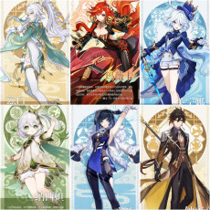 Asia|AR10|Zibai+Mavuika+Furina+Nahida+Yelan+Zhongli|6 5-star characters|8-15 four-star characters|No birthday set, no email bound|Able to explore 100%|can log in normally immediately|Genshin Impact