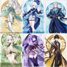 Asia|AR10|Zibai+Furina+Neuvillette+Nahida+Raiden+Zhongli|6 5-star characters|8-15 four-star characters|No birthday set, no email bound|Able to explore 100%|can log in normally immediately|Genshin Impact
