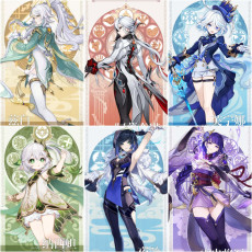 Asia|AR10|Zibai+Arlecchino+Furina+Nahida+Yelan+Raiden|6 5-star characters|8-15 four-star characters|No birthday set, no email bound|Able to explore 100%|can log in normally immediately|Genshin Impact