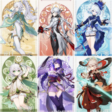 Asia|AR10|Zibai+Arlecchino+Furina+Nahida+Raiden+Kazuha|6 5-star characters|8-15 four-star characters|No birthday set, no email bound|Able to explore 100%|can log in normally immediately|Genshin Impact