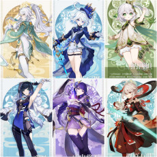 Asia|AR10|Zibai+Furina+Nahida+Yelan+Raiden+Kazuha|6 5-star characters|8-15 four-star characters|No birthday set, no email bound|Able to explore 100%|can log in normally immediately|Genshin Impact