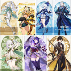 Asia|AR10|Zibai+Xilonen+Neuvillette+Furina+Nahida+Raiden+Zhongli|7 5-star characters|8-15 four-star characters|No birthday set, no email bound|Able to explore 100%|can log in normally immediately|Genshin Impact