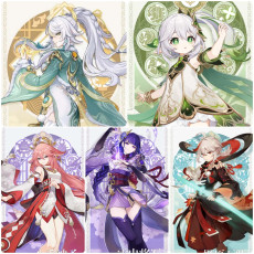 Asia|AR10|Zibai+Nahida+Yea Miko+Raiden+Kazuha|5 5-star characters|8-15 four-star characters|No birthday set, no email bound|Able to explore 100%|can log in normally immediately|Genshin Impact