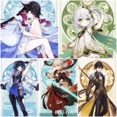 Asia|AR10|Columbina Hyposelenia+Nahida+Yelan+Kazuha+Zhongli|5 5-star characters|8-15 four-star characters|No birthday set, no email bound|Able to explore 100%|can log in normally immediately|Genshin Impact