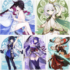 Asia|AR10|Columbina Hyposelenia+Nahida+Yelan+Raiden+Kazuha|5 5-star characters|8-15 four-star characters|No birthday set, no email bound|Able to explore 100%|can log in normally immediately|Genshin Impact