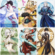 Asia|AR10|Columbina Hyposelenia+Xilonen+Neuvillette+Nahida+Kazuha+Zhongli|6 5-star characters|8-15 four-star characters|No birthday set, no email bound|Able to explore 100%|can log in normally immediately|Genshin Impact