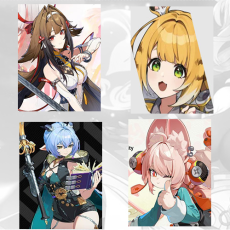 Asia|Female|lv 4-12|Ye Shunguang + Ju Fufu + Lucia + Zhao| Random 4 stars