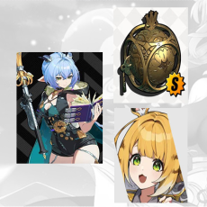 Asia|Female|lv 4-12| Lucia + Lucia Weapon + Ju Fufu| Random 4 stars
