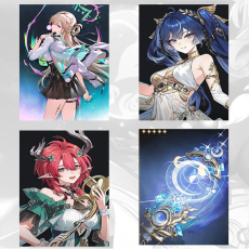 Asia| Lynae + iuno + Ciaccona + iuno Weapon | Random 4 stars |