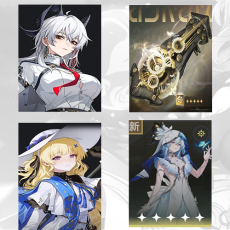 Asia|lv 4-10| Zani + Zani Weapon + Phoebe + The Shorekeeper | Random 4 stars |