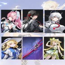 Asia lv 8| Aemeath + Chisa + Zani + Phoebe + Chisa Weapon + verina | Random 4 stars |The novice pool is not used