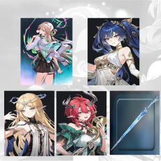 Asia|Lynae + iuno + Cartethyia + Ciaccona + Cartethyia Weapon | Random 4 stars |Fast delivery