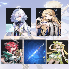 Asia| Mornye + Cartethyia + Ciaccona + Cartethyia Weapon + verina | Random 4 stars |The novice pool is not used