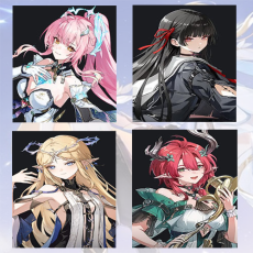 Asia lv 8| Aemeath + Chisa + Cartethyia + Ciaccona | Random 4 stars |The novice pool is not used