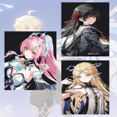 Asia lv 8| Aemeath + Chisa + Cartethyia | Random 4 stars |The novice pool is not used