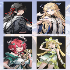 Asia lv 4-10| Chisa + Cartethyia + Ciaccona + verina | Random 4 stars |The novice pool is not used