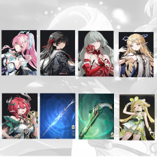 Asia lv 8| Aemeath + Chisa + Phrolova + Cartethyia + Ciaccona + Cartethyia Weapon + Ciaccona Weapon + verina | Random 4 stars |The novice pool is not used