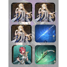 ASIA| Cartethyia+Cartethyia+Cartethyia+Ciaccona+Cartethyia Weapon+Ciaccona Weapon+Random 5 stars+Randomfour-star character Fast Delivery