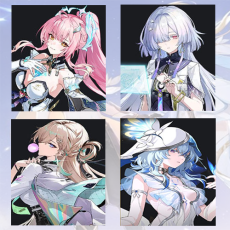 Asia| Aemeath + Mornye + Lynae + The Shorekeeper | Random 4 stars |The novice pool is not used