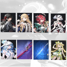 Asia lv 8| Chisa + Cartethyia + Ciaccona + Camellya + The Shorekeeper + Chisa Weapon + Cartethyia Weapon + verina | Random 4 stars |The novice pool is not used