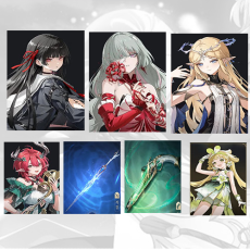 Asia lv 8| Chisa + Phrolova + Cartethyia + Ciaccona + Cartethyia Weapon + Ciaccona Weapon + verina | Random 4 stars |The novice pool is not used