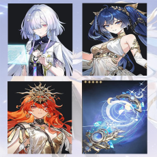 Asia lv 8| Mornye + iuno + Augusta + iuno Weapon | Random 4 stars |The novice pool is not used