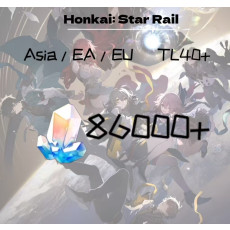 Asia|86000+StellarJade|TarRailSpecialPass:11+|Star RailSpecial:120+/Female/Male