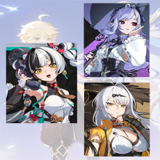 Asia|Female lv 4-12| Dialyn + Vivian + Yixuan  + Random 4-star character|Fast delivery