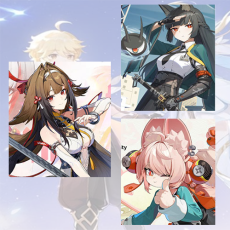 Asia|Female lv 4-10| Ye Shunguang + Miyabi + Zhao  + Random 4-star character|Fast delivery
