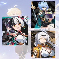 Asia|Female lv 4-10| Dialyn + Lucia + Yixuan  + Random 4-star character|Fast delivery