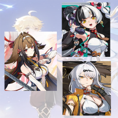 Asia|Female lv 4-12| Ye Shunguang + Dialyn + Yixuan  + Random 4-star character|Fast delivery