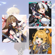 Asia|Female lv 4-12| Ye Shunguang + Dialyn + Ju Fufu  + Random 4-star character|Fast delivery