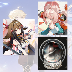 Asia|Female lv 4-12| Ye Shunguang + Zhao + Ye Shunguang Weapon  + Random 4-star character|Fast delivery