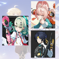 Asia|Female lv 4-10| Sunna + Zhao + Harumasa  + Random 4-star character|Fast delivery