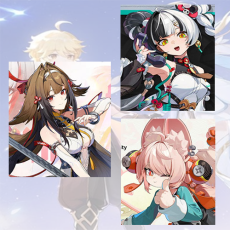 Asia|Female lv 4-12| Ye Shunguang + Dialyn + Zhao  + Random 4-star character|Fast delivery