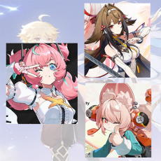 Asia|Female lv 4-10| Aria + Ye Shunguang + Zhao  + Random 4-star character|Fast delivery