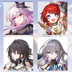 [Asia Female lv 4-8] Evernight + Tribbie + Ruan Mei + Bronya |  0-5 four-star characters |