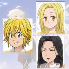 Asia lv 2| Meliodas + Elaine + Kina | Fresh account，tutorial only，Fast delivery
