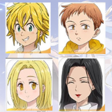 Asia lv 2| Meliodas + King + Elaine + Kina | Fresh account，tutorial only，Fast delivery