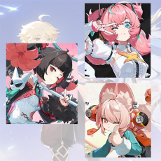 Asia|Female lv 4-8| Nanguu Yu + Aria + Zhao  + Random 4-star character|Fast delivery